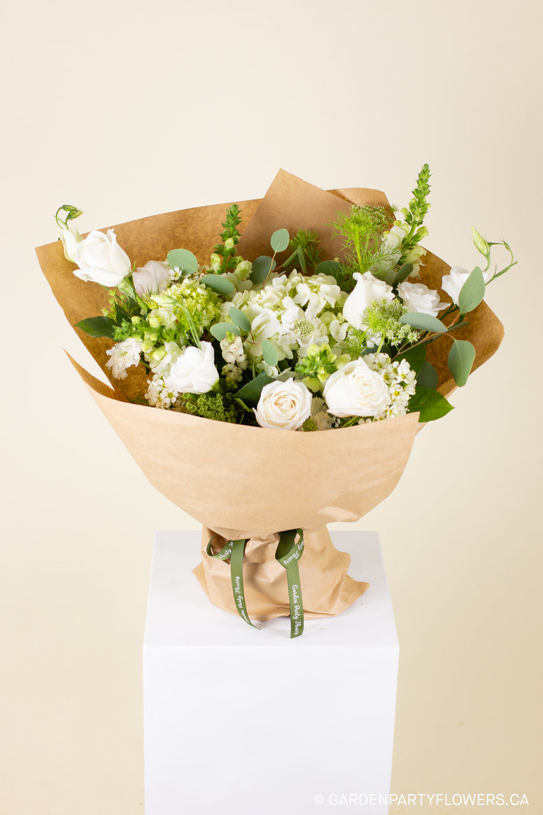 White and Green Designer's Choice Bouquet