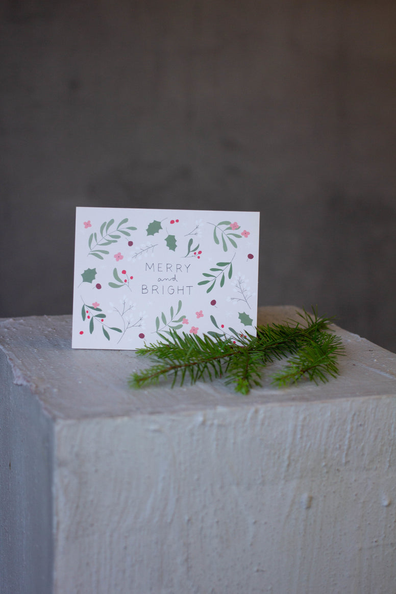 Forest Sprigs Holiday Card