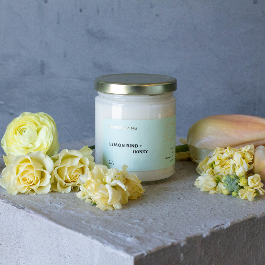 Homecoming Candle - Lemon Rind and Honey